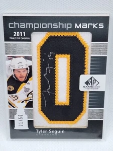 2011-12 SP Game Used Championship Marks Auto ‘0’ CM-TS Tyler Seguin 21/50 - Bild 1 von 2