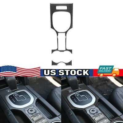 3 peças console central acabamento de painel de câmbio de marchas para Pontiac G8 08-09 fibra de carbono real - Imagem 1 de 4