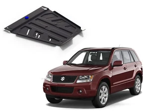 Transfer Case Guard Skid Plate Undertray For Suzuki Grand Vitara Black RIVAL - Imagen 1 de 4
