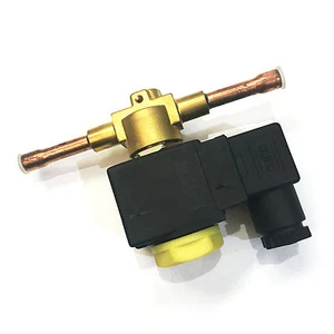 SOLENOID VALVE AND COIL 1/4" SOLDER 240V SUITS ALL REFRIGERANTS RF220S - Picture 1 of 2