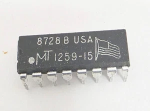 Micron MT1259-15: 256K x 1 Page Mode Dynamic RAM - NOS - Picture 1 of 1