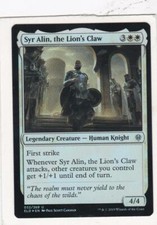 Magic: MTG: Throne of Eldraine: Foil: Syr Alin, the Lion's Claw