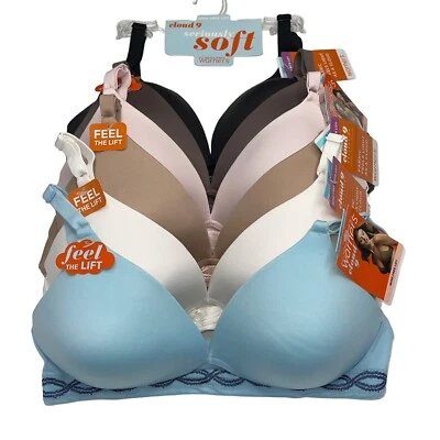 Warner's Bra Wirefree Lift Seamless Contour Soft Cloud 9 T-Shirt Smooths 1869 - Image 1 of 4