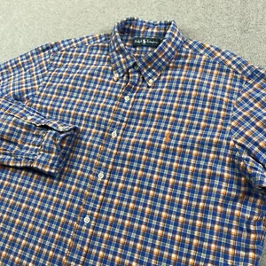 Polo Ralph Lauren Hemd Herren XL kariert Chambray gefüttert Button Down Preppy Pony - Bild 1 von 21