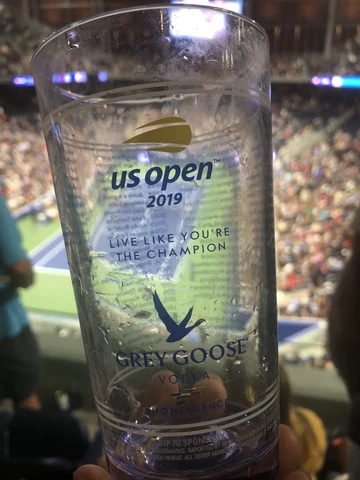 US Open 2019 Tennis Grey Goose Vodka Honey Deuce Cup Plastic Tumble New York USA Cover