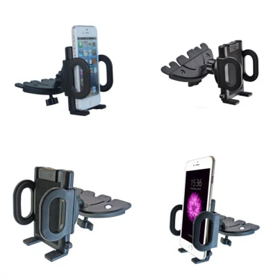 US CD Slot Car Phone Holder Universal Cell Phone Car Mount for iPhone Samsung - Image 1 of 4