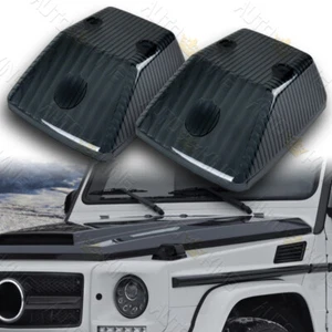 FIT MERCEDES-BENZ W463 G500 G550 G63 G65 AMG SMOKE LENS FRONT TURN SIGNAL LIGHTS - Picture 1 of 5
