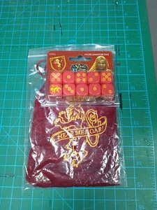 Juego de Dados Lannister y Bolsa de Dados Lannister ASOIAF Marca de Campaña de Kickstarter... - Imagen 1 de 2