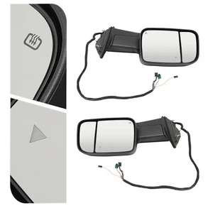 For 2019-2021 Ram 2500 3500 Power Heated Towing Mirrors w/Blind Spot LH&RH Pair - Bild 1 von 16