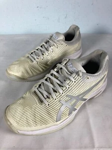 Asics Womens Solution Speed FF Tennis Sneakers 1042A003 White Size 7.5 - Picture 1 of 11