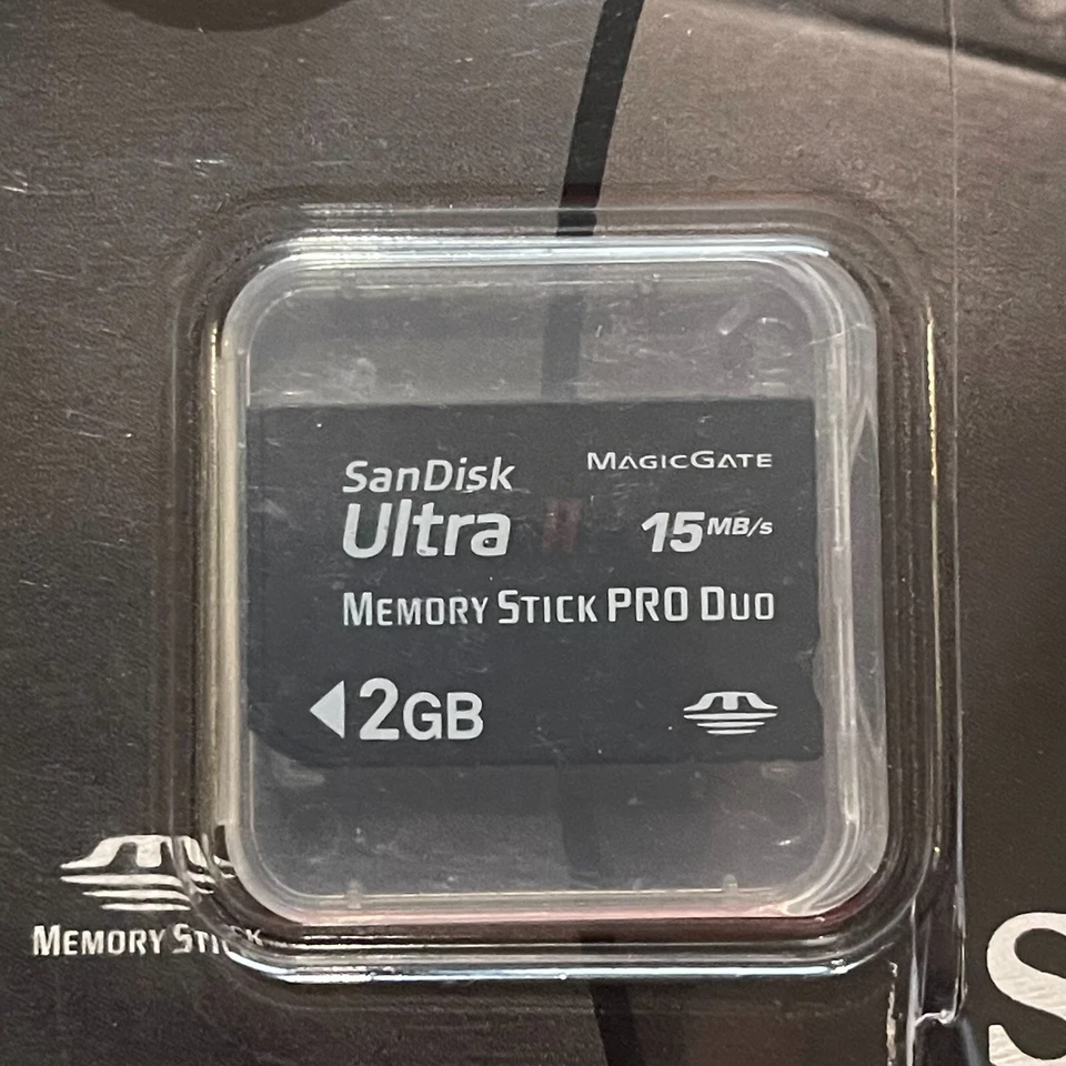 SanDisk Ultra II 2GB Memory Stick PRO Duo Card 15 MB/s - SDMSPDH-002G-A11 - Image 1 of 1