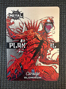 2021 Marvel Metal Universe Spider-Man - Planet Metal Aluminum - Carnage - NM/M
