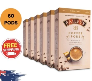 60 Pack Baileys Original Nespresso Compatible Coffee Pods Original Irish Cream - Picture 1 of 4