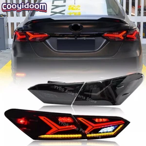 LH&RH Smoked LED Tail Lights for Toyota Camry Sedan 2018-2024 - Picture 1 of 19