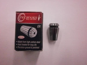 TECHNIKS ER11 PRECISION COLLET 1/8" T.I.R. .0002" SYIC ER 11 (0.125") 04211-1/8 - Picture 1 of 3