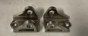 Honda CR125 2006 Docwob Titanio Piedini Pedane Supporti Hangar - Foto 1 di 11