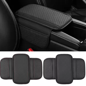 Car Armrest Cushion Cover Center Console Box Pad Mat with Pocket for Honda - Picture 1 of 15