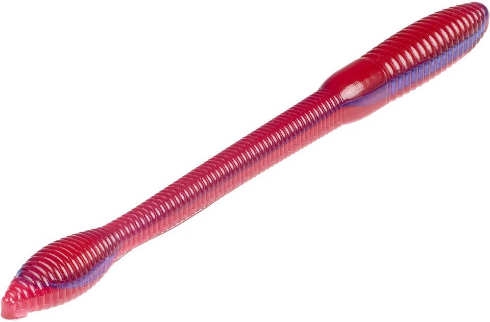 Strike King KVD Fat Baby Finesse 5 inch Soft Plastic Worms 12 Pack - Image 1 of 1