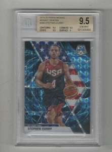 STEPHEN CURRY 2019-20 MOSAIC GENESIS CASE HIT PRIZM BGS 9.5 - Picture 1 of 1