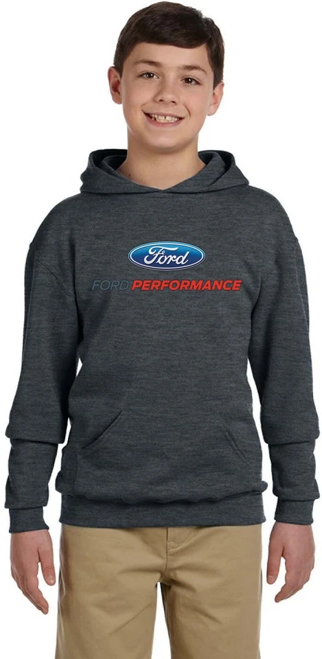 Youth Hoodie Kids Hooded Sweatshirt  Ford Mustang Boys Ford Racing Shirt - Image 1 of 1