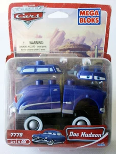 RARE 2007 MEGA BLOKS 7779 DISNEY CARS DOC HUDSON TOY CAR NEW SEALED ! - Picture 1 of 7