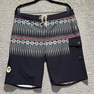 Roark Revival Southwestern Boardshorts Gr. 34 schwarz Badehose Strand Pool - Bild 1 von 6