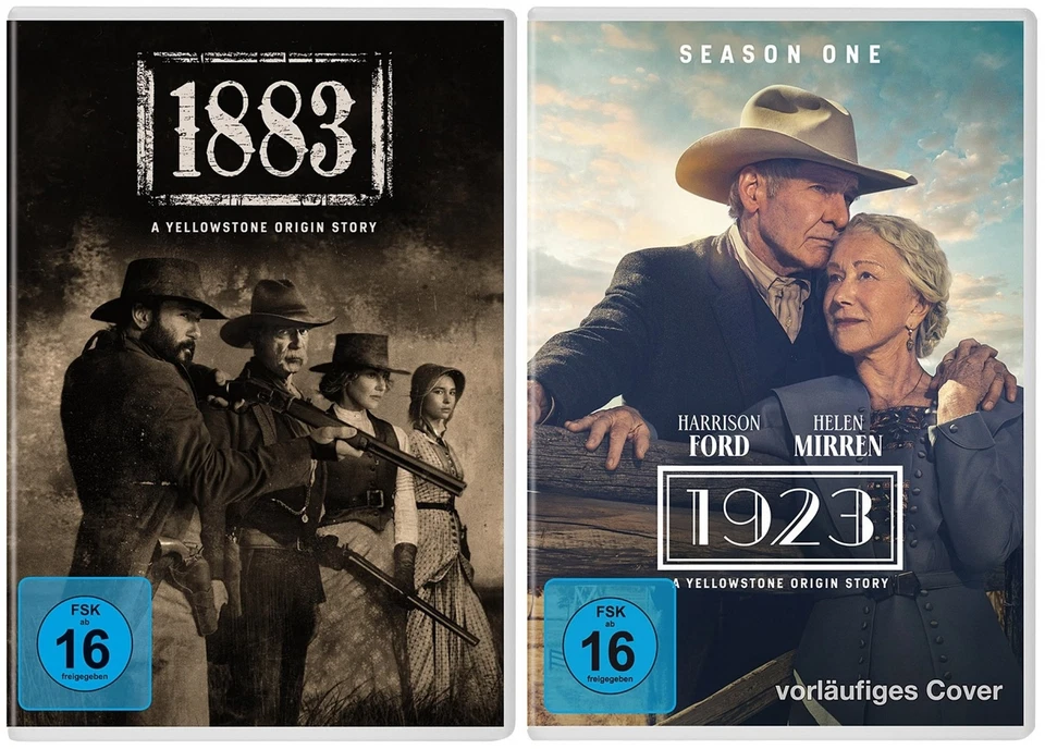 1883 + 1923 (Staffel 1) A Yellowstone Origin Story # DVD-SET-NEU