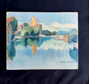 Ölgemälde auf Tafel von Louis Audibert. p1606. - Bild 1 von 5