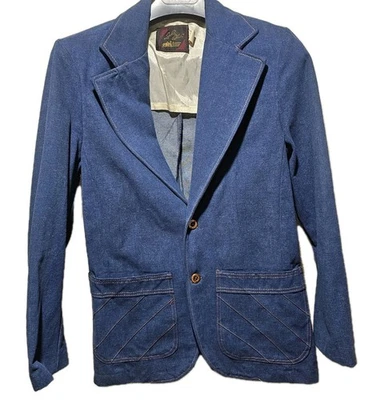 Blazer vaquero vintage John Blair abrigo deportivo de 2 botones años 70 Foto 1 de 4
