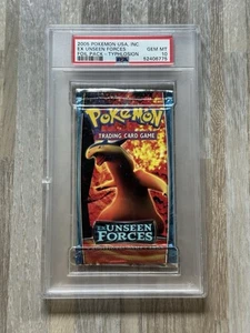 2005 Pokemon EX Unseen Forces Booster Pack Typhlosion Art Graded PSA 10 Gem Mint - Picture 1 of 2