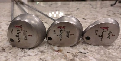 Lote de 3 Driver Ben Hogan 1 11.75/Cuchara 3 14.75/Baffy 5 20.75 Alto Rendimiento Foto 1 de 4