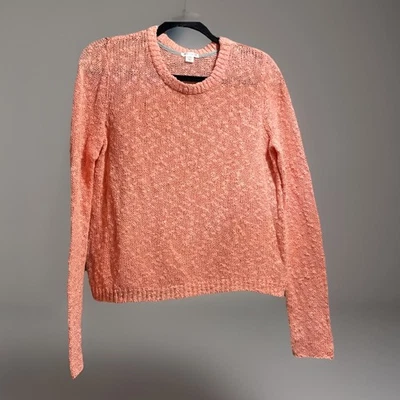 Suéter Tejido Suelto Cuello Redondo Salmón XHILARATION Objetivo Talla L Foto 1 de 4