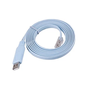 Cable de conmutador de red USB RJ45 para línea de depuración de consola enrollable de router Cisco H3C - Imagen 1 de 7