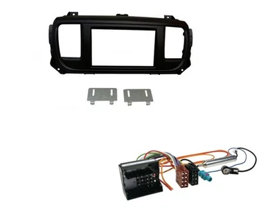 Radioeinbauset Doppel DIN Autoradio für Citroen Jumpy Dispatch Spacetourer ab 20 - Bild 1 von 3