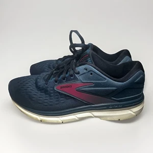 Brooks Dyad II Navy Blue + Purple Lace Up Sz 8.5  Running Training Sneaker Shoe - Picture 1 of 11