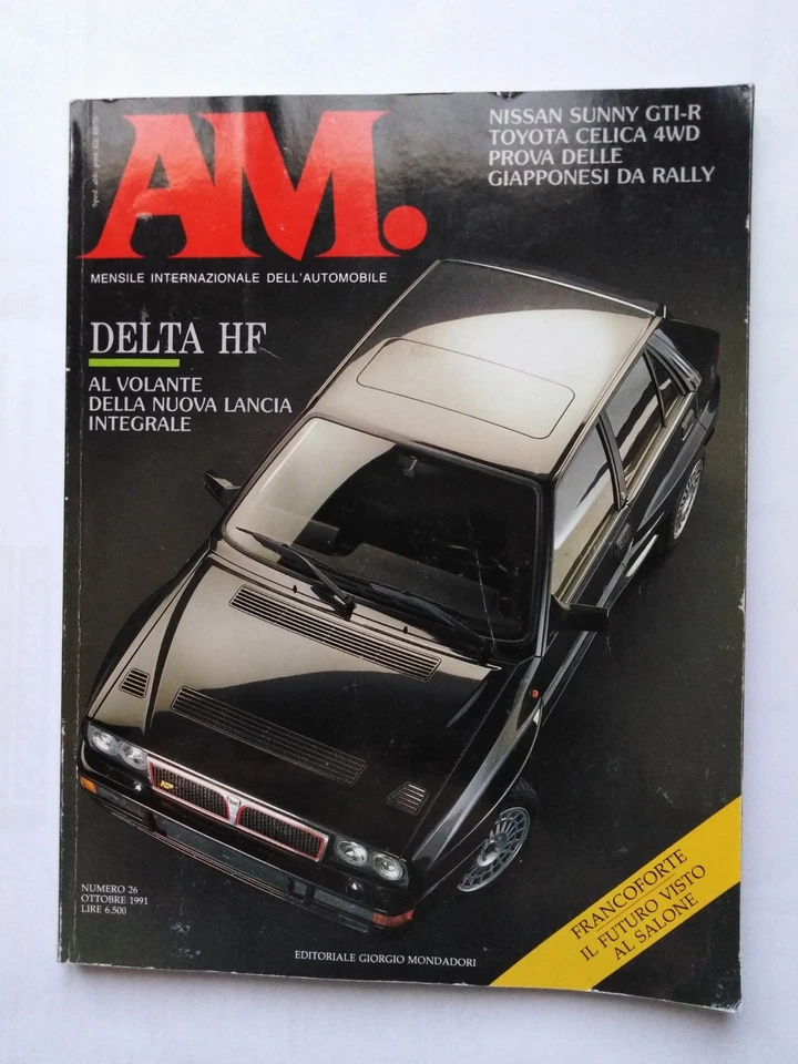 AM RIVISTA AUTOMOBILISTICA  1991 LANCIA DELTA EVO VW GOLF VR6   E ALTRO  (845) - Immagine 1 di 4