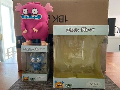 8" Choco and Minty 5” Vinyl Lot Figure David Horvath Uglydolls - Image 1 of 4