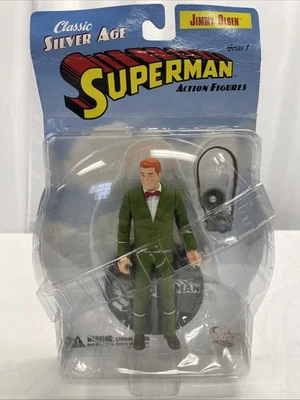 CLASSIC SILVER AGE JIMMY OLSEN ACTION FIGURE SUPERMAN DC DIRECT 6” - Image 1 of 4