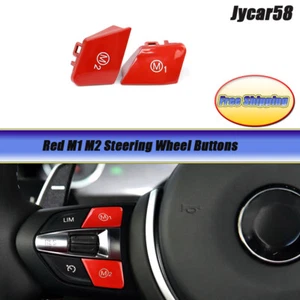 Car Steering Wheel M1 M2 Mode Button For BMW M3 M4 M5 M6 X5M X6M F10 F15 F16 F30 - Picture 1 of 12