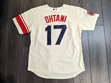 New!! Shohei Ohtani #17 Los Angeles Angels 2022 City Connect Cream Jersey Large