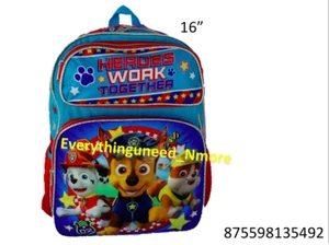 Mochila escolar grande Paw Patrol Heroes Work Together 16"-5492 - Imagen 1 de 3
