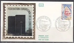 France Scott 1540 FDC - European Construction Industry Federation - Picture 1 of 1