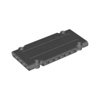 Lego Technic Bricks 6x Dark Stone Grey 5x11 Studless Panel - 6207990 64782 NEW - Image 1 of 4