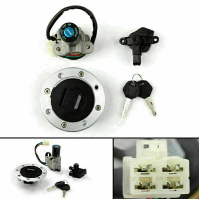 Ignition Switch Lock Fuel Gas Cap Kit For Suzuki GSXR400 GK76A 90-95 RF900 94-99 - Image 1 of 4
