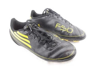 Adidas Mens F 50 G13560 Black Yellow Soccer Outdoor Cleats Shoes F5 Size 6 - Picture 1 of 11