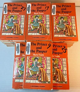 The Prince and the Pauper, Mark Twain Lot of 25 1981 Paperbacks 0893756091 - Picture 1 of 6