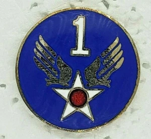  WWII USAAF 1ST AIR FORCE PIN - CURRENT PRODUCTION - GREAT FOR CAPS/JACKETS! - Picture 1 of 3
