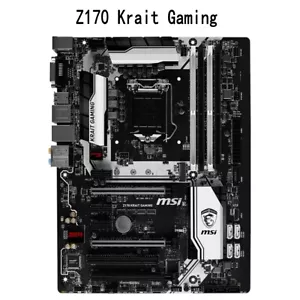 Placa madre para juegos MSI Z170 KRAIT DDR4 LGA1151 64 GB admite CPU de sexta generación - Imagen 1 de 4