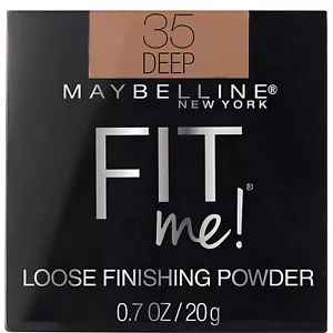 Maybelline New York Fit me Loose Powder 35 Deep 0.7 oz 20 gm - Picture 1 of 6
