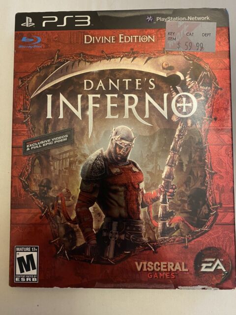 Dante's Inferno PS4 Skin Sticker Decal